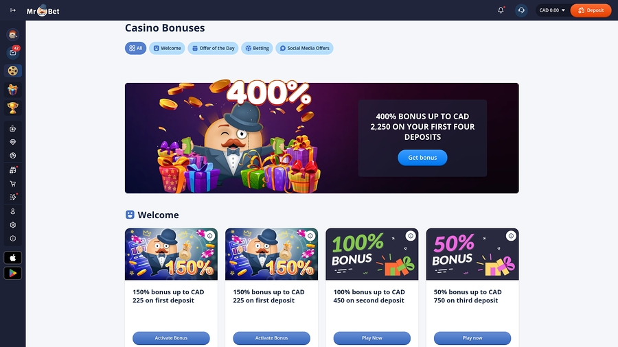 Mr Bet Casino Mobile App: Spin on the Go!